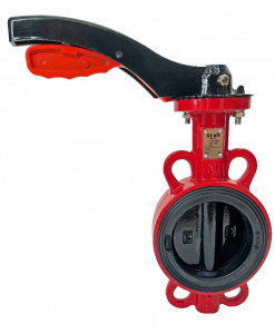 Дисковый поворотный затвор с алюминиевой рукояткой REON тип RSV81RED DN 300 PN 16