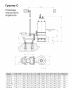 Погружной канализационный насос Waterflow WQ группы C 200-15-18.5